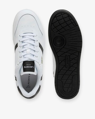 Lacoste T-Clip Set Leather Trainer - White/Black