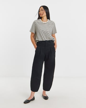 Pleat Front Cotton Chino