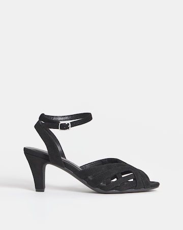 Waltz Round Toe Caged Heels - Extra Wide Fit (EEE)