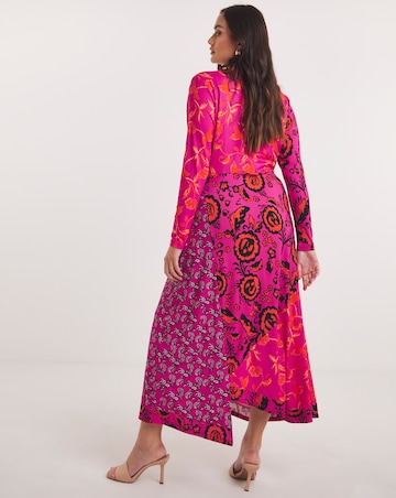 joe browns pink dress Joe Brown Dress UK 22 Pink Floral Womenswear