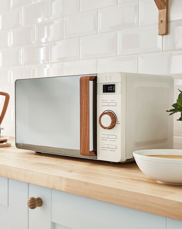 Swan SM22036LWHTN 20Litre Nordic Style Digital Microwave - White