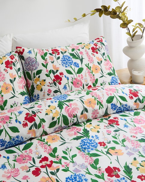 Bridgewater Floral Cotton Blend Duvet Cover Set