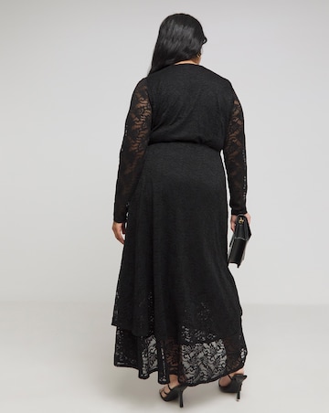 Joanna Hope Lace Wrap Dress