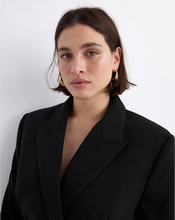 Mango Fitted Blazer With Belt