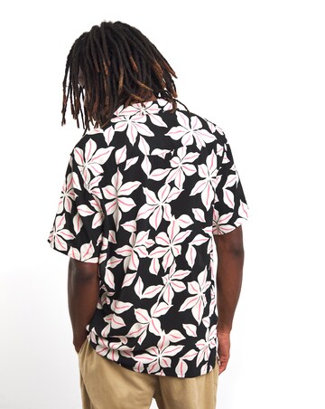 Floral Printed Holiday Shirt