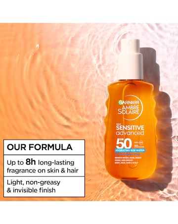 Garnier Ambre Solaire Sensitive Advanced Sun Protection Water 150ml