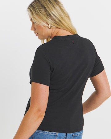 Tommy Jeans Slim Neon Logo T-Shirt