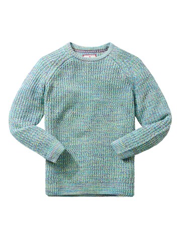 Joe Browns Summer Fresh Crew Knit - Green Multi