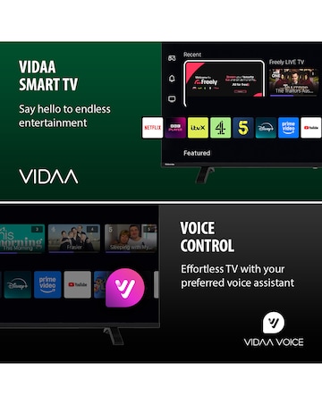 Toshiba 55UV1563DB 55in 4k Ultra HD Smart TV with Freely