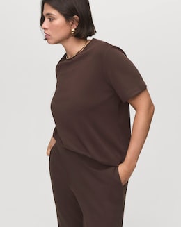 Mango Brown Pico T-Shirt
