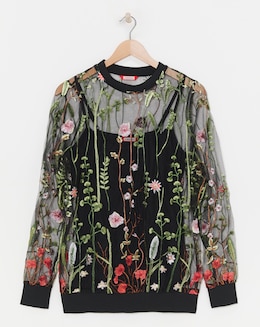 Joe Browns Beautiful Embroidered Top with Cami