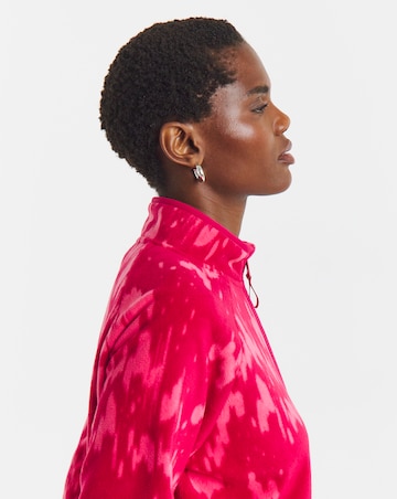 Zip Through Longline Fleece