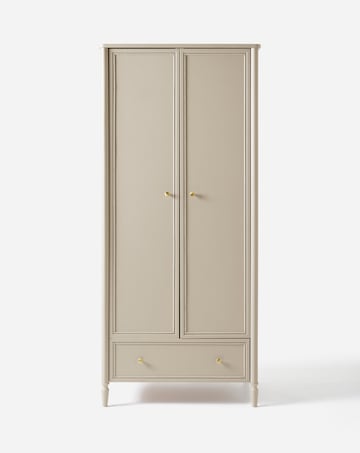 Darcy Bobbin Trim Double Wardrobe