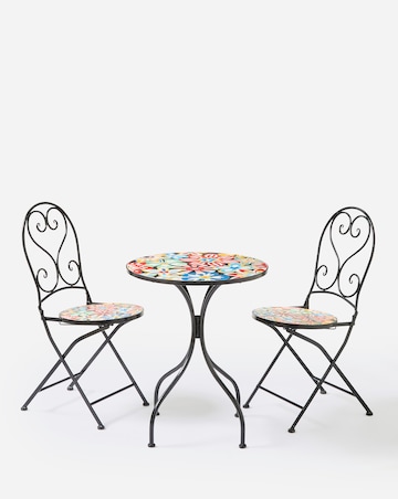 Floral Fiesta Mosaic Bistro Set