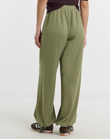 Textured Jersey Balloon Trousers