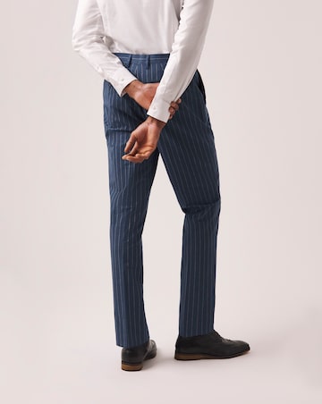 Joe Browns Striped Cotton Linen Suit Trousers