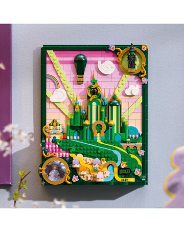 LEGO Wicked Emerald City Wall Art Aesthetic Fantasy Room Decor Gift 75685
