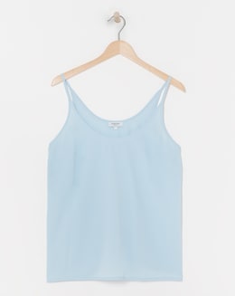 Simply Be Light Blue Scoop Neck Cami