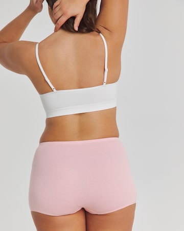 Pretty Secrets (5 Pack) Cotton Comfort Short Knickers Pink Multi