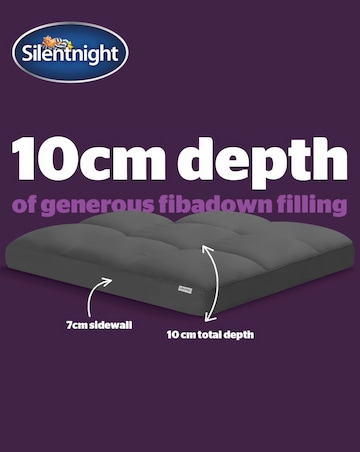 Silentnight Deep Sleep Ultimate 10cm Mattress Topper - Charcoal