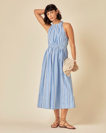 Nobody's Child Stripe Midi Dress