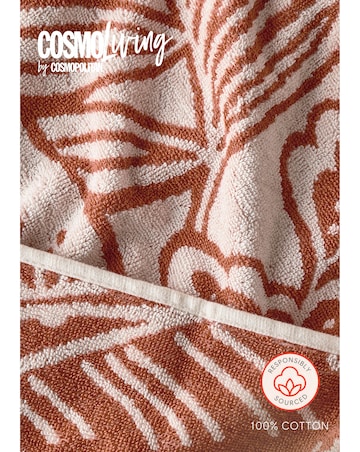 Cosmo Floral Cotton Pack of 2 Towels