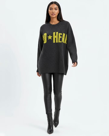 Religion Relaxed Fit Wild Heart Jumper