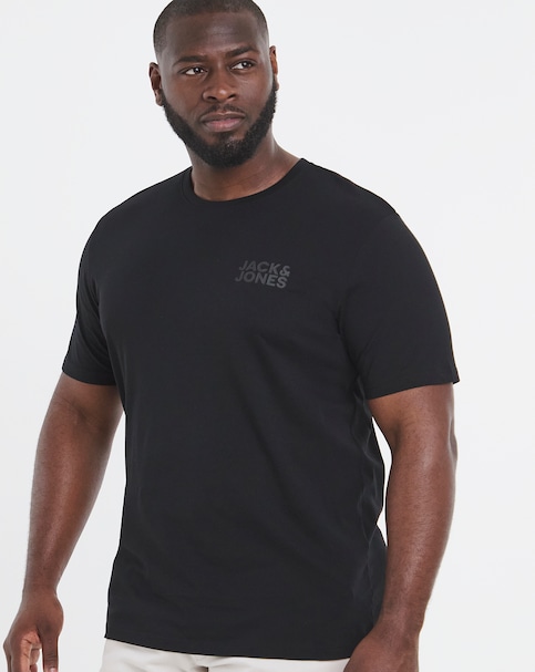Jack & Jones Corp Logo T-Shirt - Black
