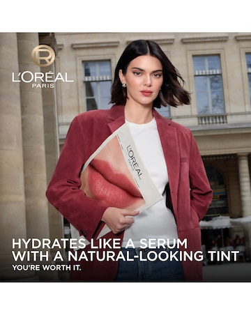 LOreal Paris Hyaluron Tint Lip Stain Serum, Hydrating Lip Stain, 601 Worth It