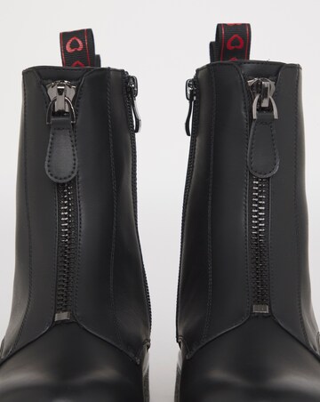 Heavenly Feet Oberon zip Chunky Boot Ex Wide Fit