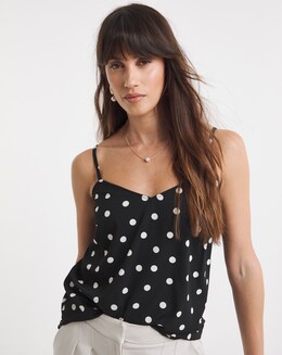 Printed Strappy Cami