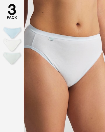 Sloggi (3 Pack) Tai Hi Leg Knickers Mint Multi