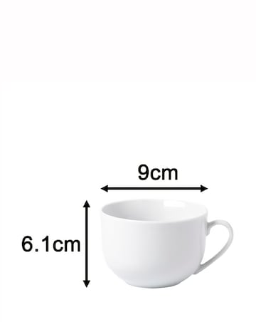 Waterside White Coupe 60 Piece Dinner Set