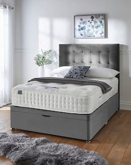 Silentnight 4000 Mirapocket Memory Half Ottoman Divanset &amp; Headboard