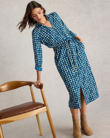White Stuff Annie Jersey Shirt Dress