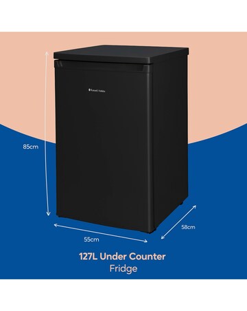 Russell Hobbs RH85UCLF552E1B 85cm Under Counter Fridge - Black - E Rated