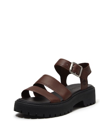 Timberland Stone Street Dark Brown Full Grain Sandals