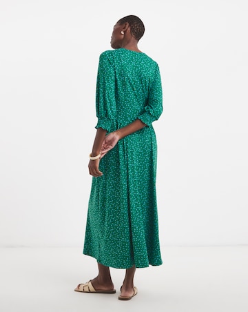 Soft Touch Seam Detail Smock Dress