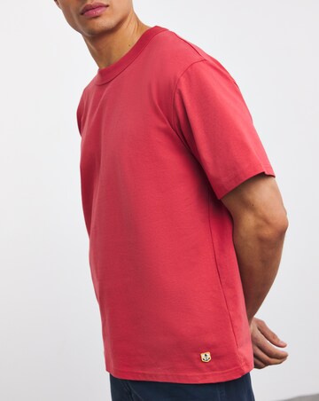 Armor Lux Classic Crew Neck Red T-Shirt - Red