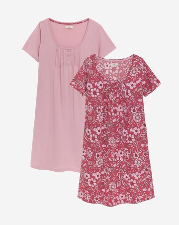Julipa (2 Pack) Value Midi Nighties Floral Print