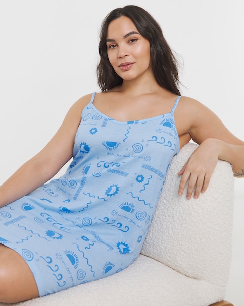 Simply Be Value Chemise Nightie Sunshine Print