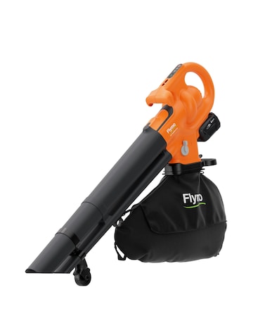 Flymo 18V EasiBlowVac Leaf Blower & Vacuum 4.0Ah Battery & Charger