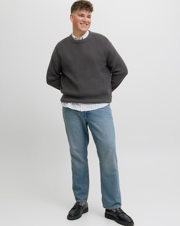 Jack & Jones Global Knitted Jumper - Grey