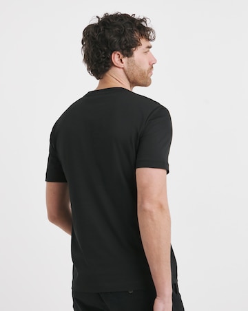 Calvin Klein Short Sleeve Raised Logo T-Shirt - Black