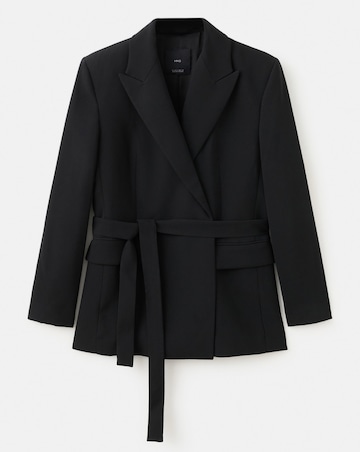 Mango Fitted Blazer With Belt