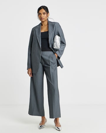 Simply Be Oversized Pinstripe Blazer