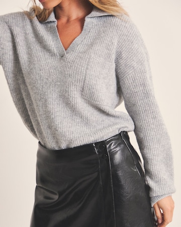 Black Vinyl Wrap Mini Skort