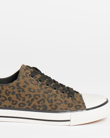 Angel Low Cut Canvas Trainers - Wide Fit (E)