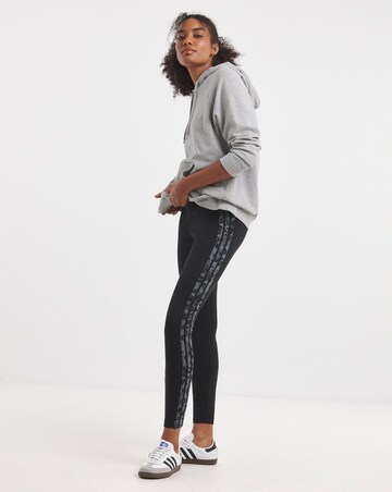 adidas Leopard Print 3 Stripe Leggings