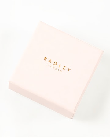 Radley 18ct Gold Plated Padlock Heart Charm Hoop Earrings